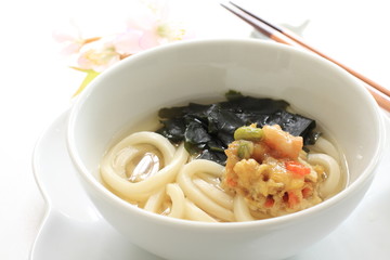 Japanese cuisine, Udon noodles with tempura