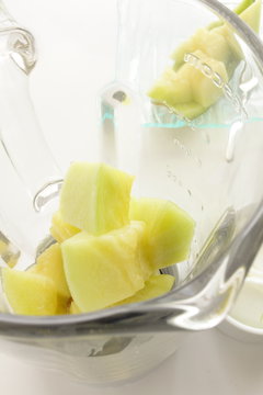 Melon and in Mixer