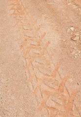 marks of tractor wheel