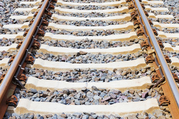 Ausschnitt Bahnschienen