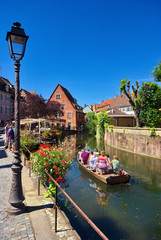 Petite Venise à Colmar , Alsace (Fr).