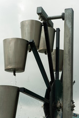 scultura a forma di fontana