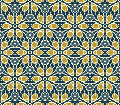 vintage wallpaper pattern seamless background. Vector.
