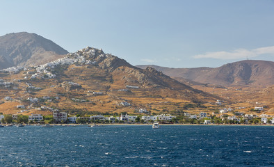 View of Chora village, Serifos island, Cyclades, Greece