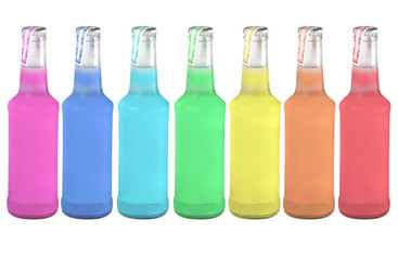 colorful cold drinks