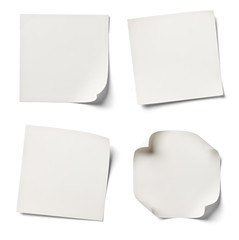 white note paper office business