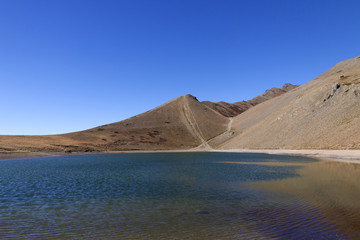 Site, black lakes and Gignoux,  France