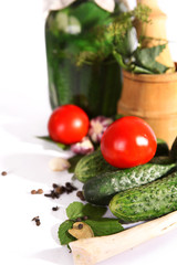 Pickled cucumbers