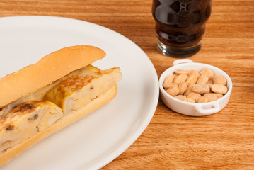 Spanish tortilla baguette