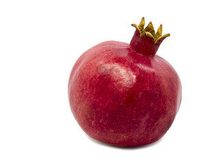 Pomegranate isolated on white background
