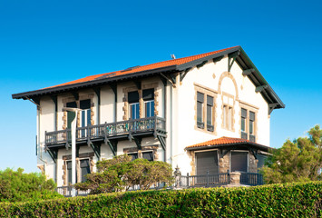 Basque mansion, Biarritz, France