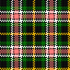 Seamless plaid pattern