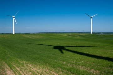 Fototapeta wind turbines obraz