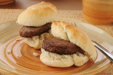 Sausage and biscuits