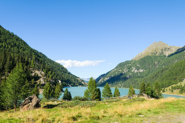 Fototapeta na wymiar Lago Gioveretto - Zufrittsee