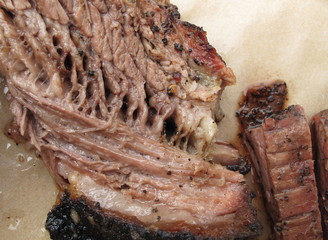Closeup of Beef Brisket at Southern Barbecue
