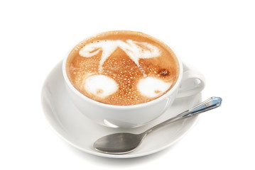 latte closeup