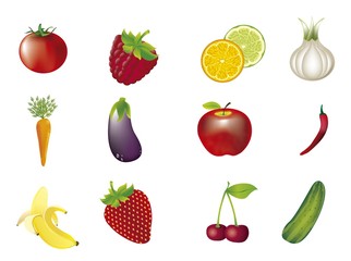 vegetables and fruits