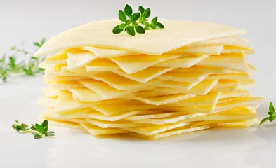 Foto op Plexiglas  cheese slices © bit24