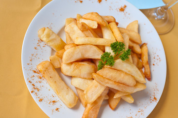 assiette de frites