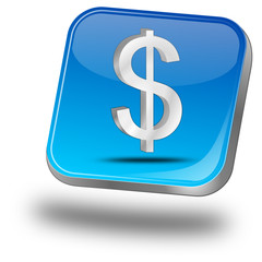 Button mit Dollar Symbol