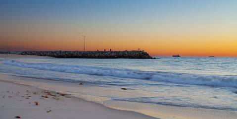 Cottesloe Beach, sunset coast, Australia