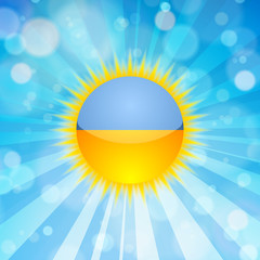 Ukraine sun - obrazy, fototapety, plakaty