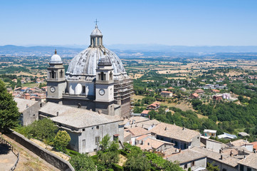 Fototapeta na wymiar Katedra św Margherita. Montefiascone. Lacjum. Włochy.