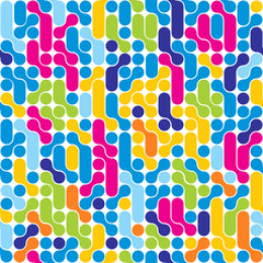 Seamless abstract pattern. Stylish geometric background.