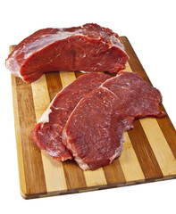 Raw piece of beef
