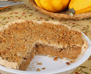 Sliced Pumpkin Pie