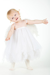 Naklejka premium Happy child