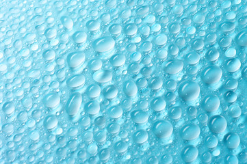 Large water drops