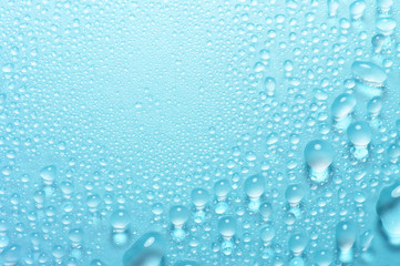 Naklejka na ściany i meble Various sizes water drops.