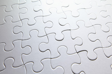 Fototapeta premium white puzzle