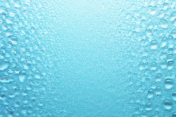 Various sizes water drops.