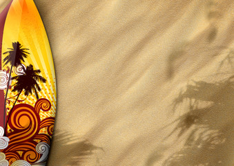 surfboards on sand © István Hájas