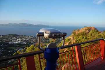 Binocular at lookout