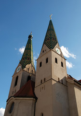 Fototapeta na wymiar Kościół parafialny św Walburga