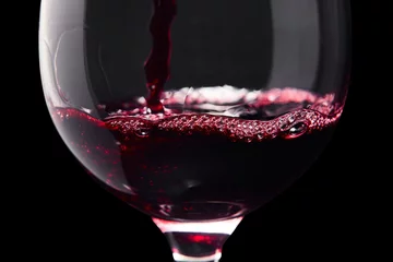 Fond de hotte en verre imprimé Vin vin rouge