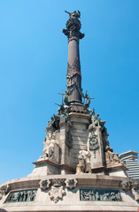 Columbus Monument, Barcelona. Spain.