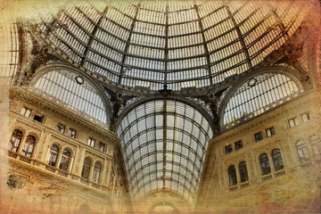 Naklejka premium Napoli, Galleria Umberto I