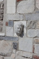 Marble Stone Face in Carrara