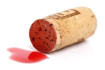 Fotobehang Red wine cork © Brian Jackson