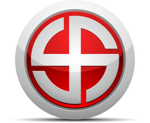 Obraz premium Slavic Pagan Swastika