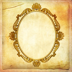 Grunge texture with frame