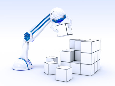 Mano Robotica con Cubetti