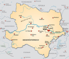 Niederösterreich und Nachbarländer
