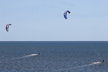 kitesurfers