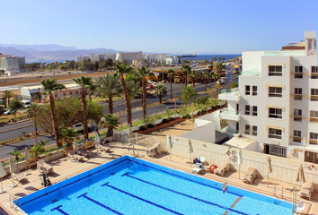 Fototapeta na wymiar Eilat - a resort on the Red Sea, Israel